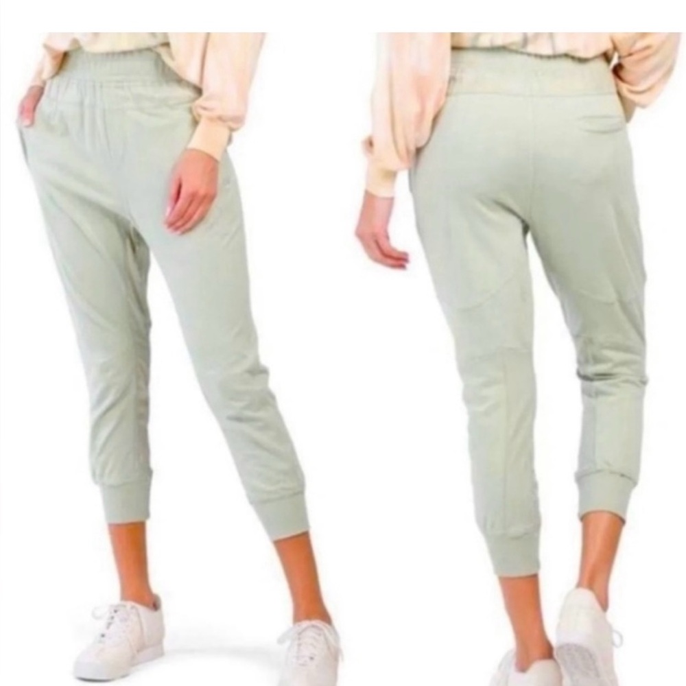 YOUNG & BROKE ODIN SAGE GREEN JOGGER PANTS Size Small